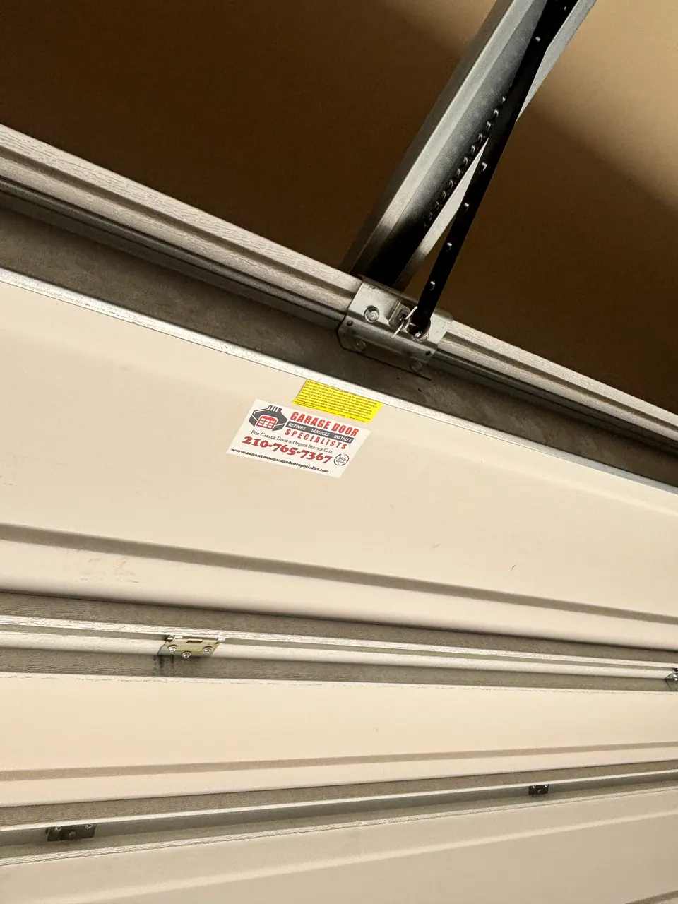 Garage door opener rail in New Braunfels