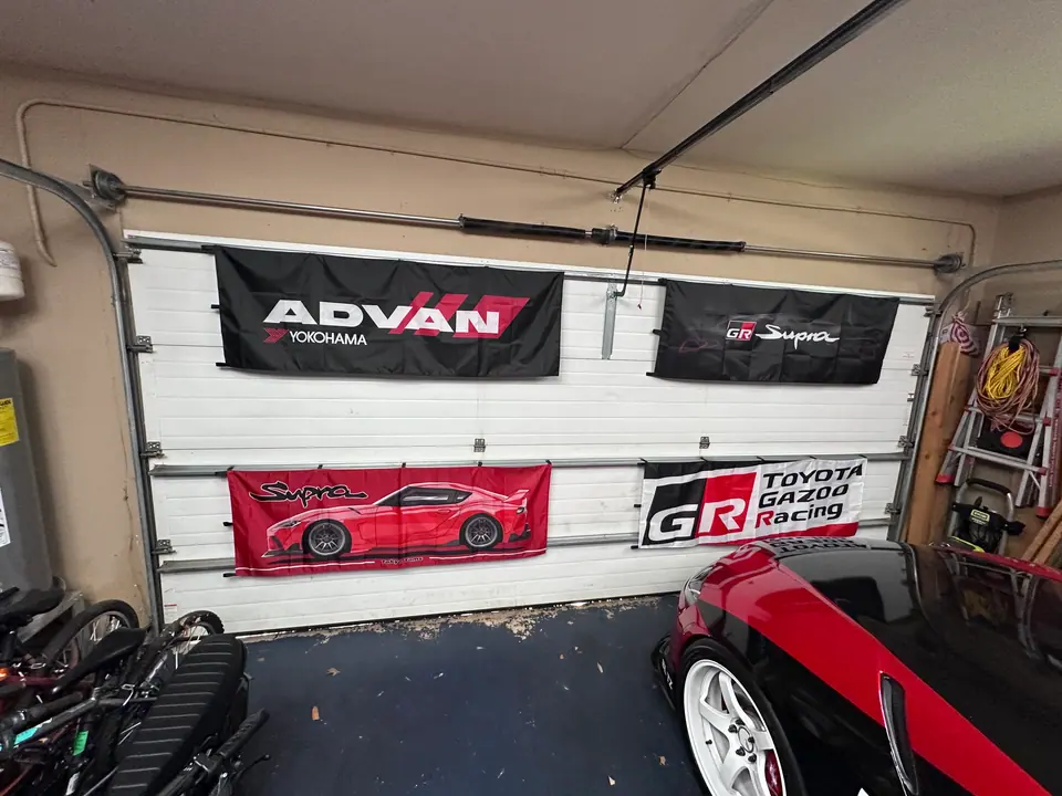 Garage door spring and cable hardware in Stone Oak